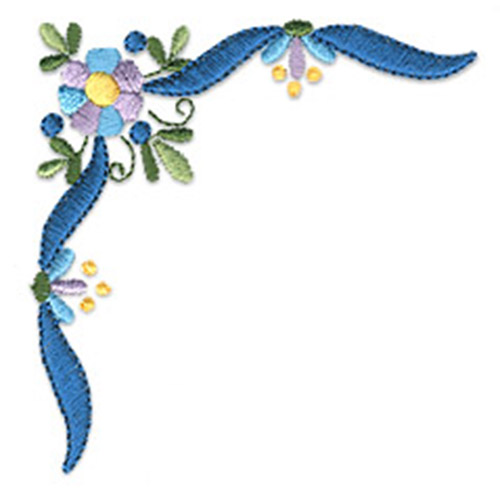 Connecting Bow, Flower & Corner Piece