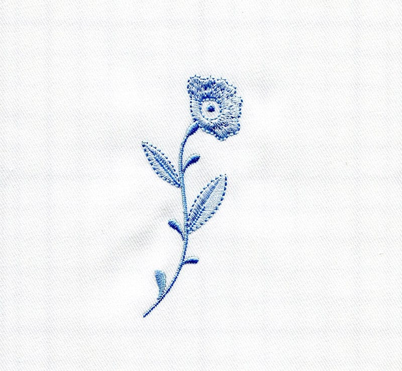 Rose Pillow with Wing Needle Work - Image 8