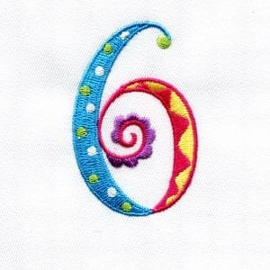 Zany Numbers & Special Characters in One-Color and Multi-Color Formats (February 2013 IEC Bonus Designs)