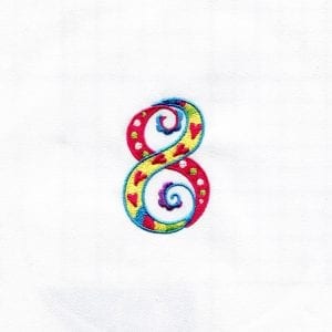 Zany Numbers & Special Characters in One-Color and Multi-Color Formats (February 2013 IEC Bonus Designs)