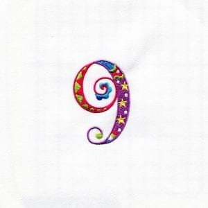 Zany Numbers & Special Characters in One-Color and Multi-Color Formats (February 2013 IEC Bonus Designs)