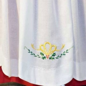 Holiday Dolly & Me Pinafore Dresses