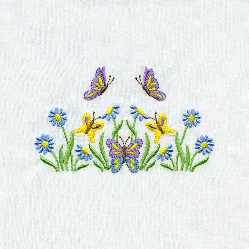 Flowers and Butterflies