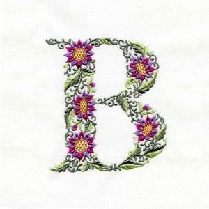 Woodland Floral Alphabet