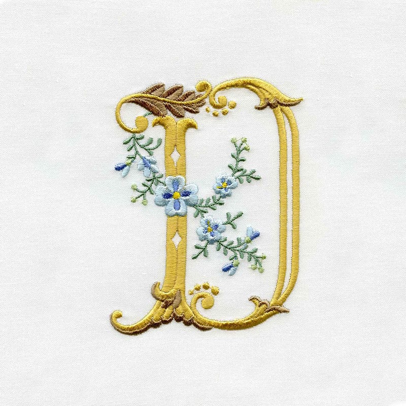 Fancy Floral Alphabet