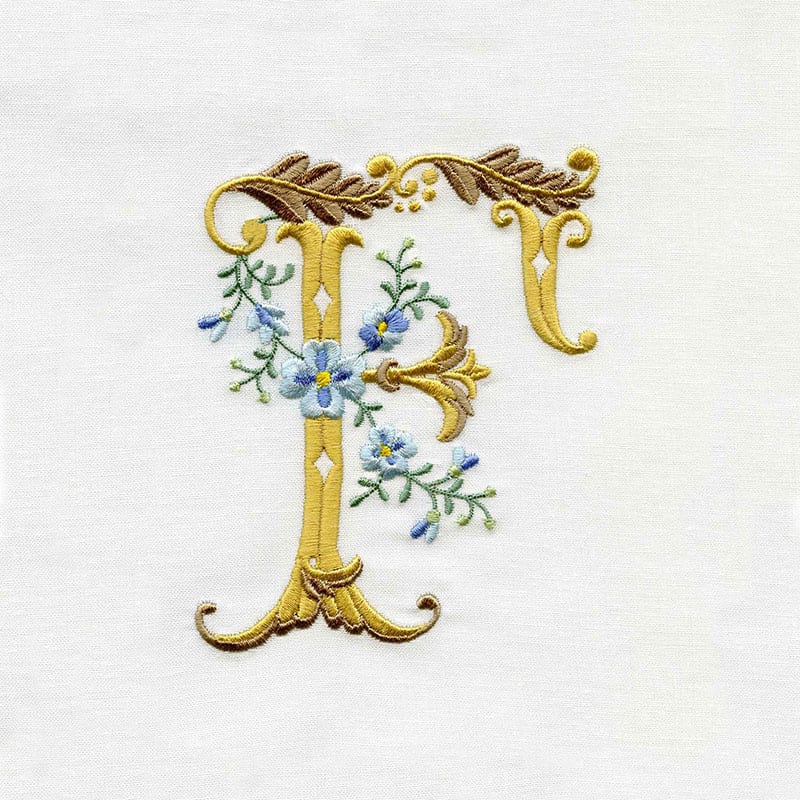 Fancy Floral Alphabet