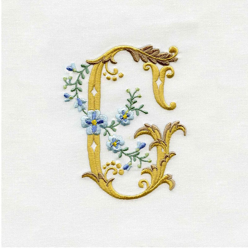 Fancy Floral Alphabet