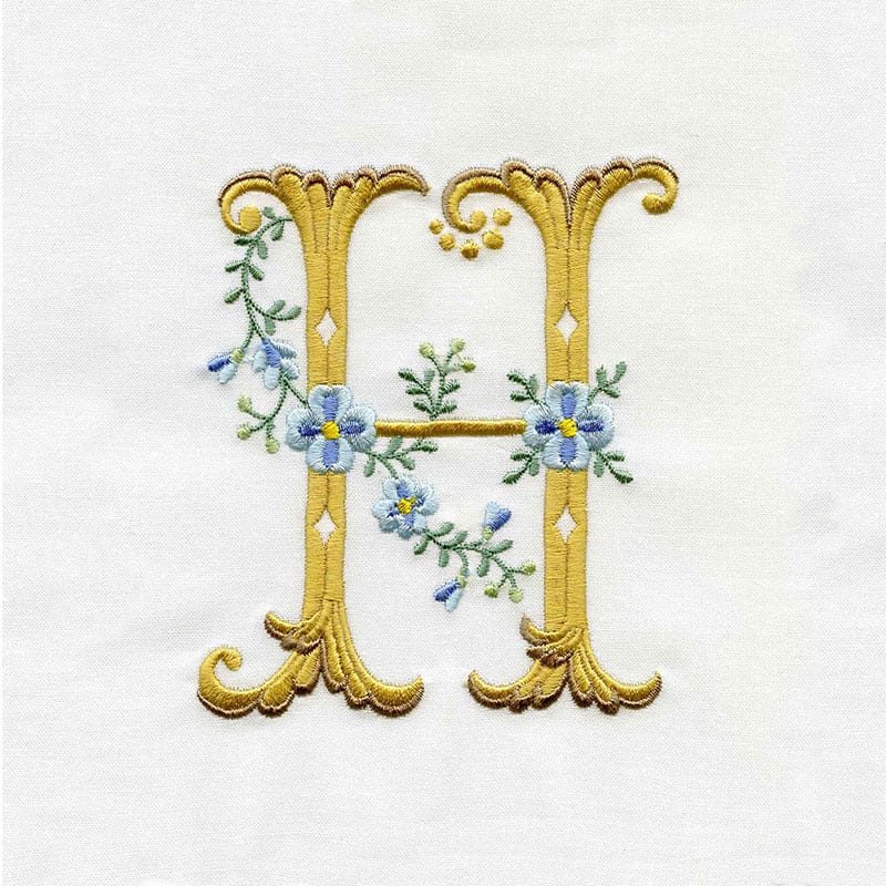 Fancy Floral Alphabet