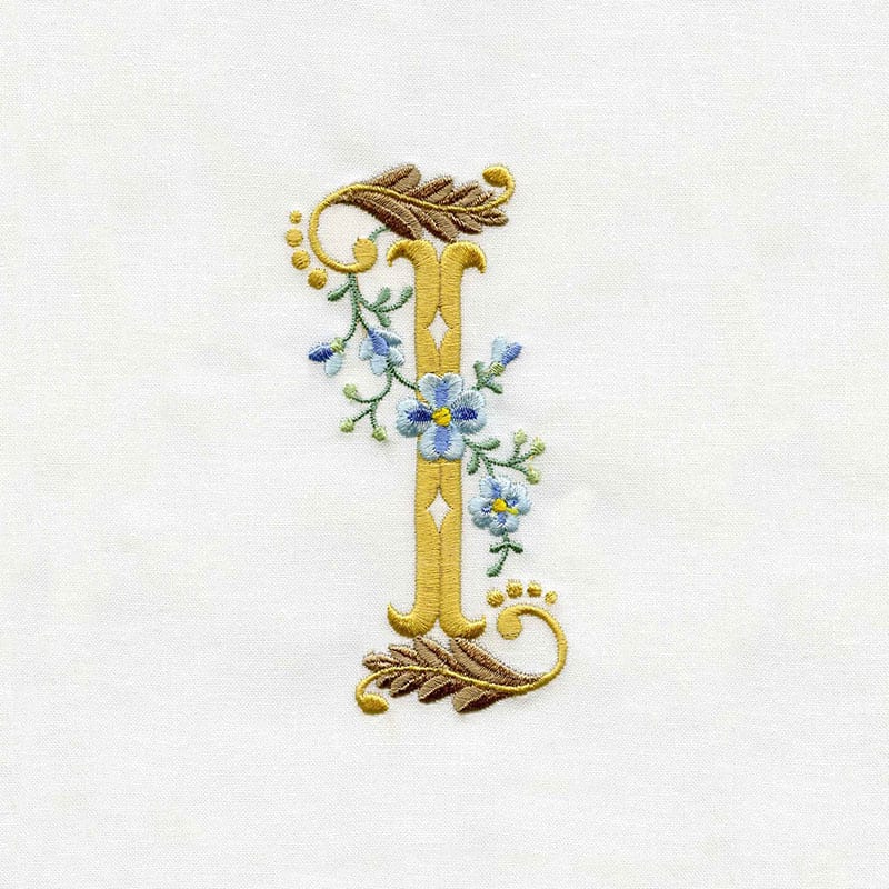 Fancy Floral Alphabet