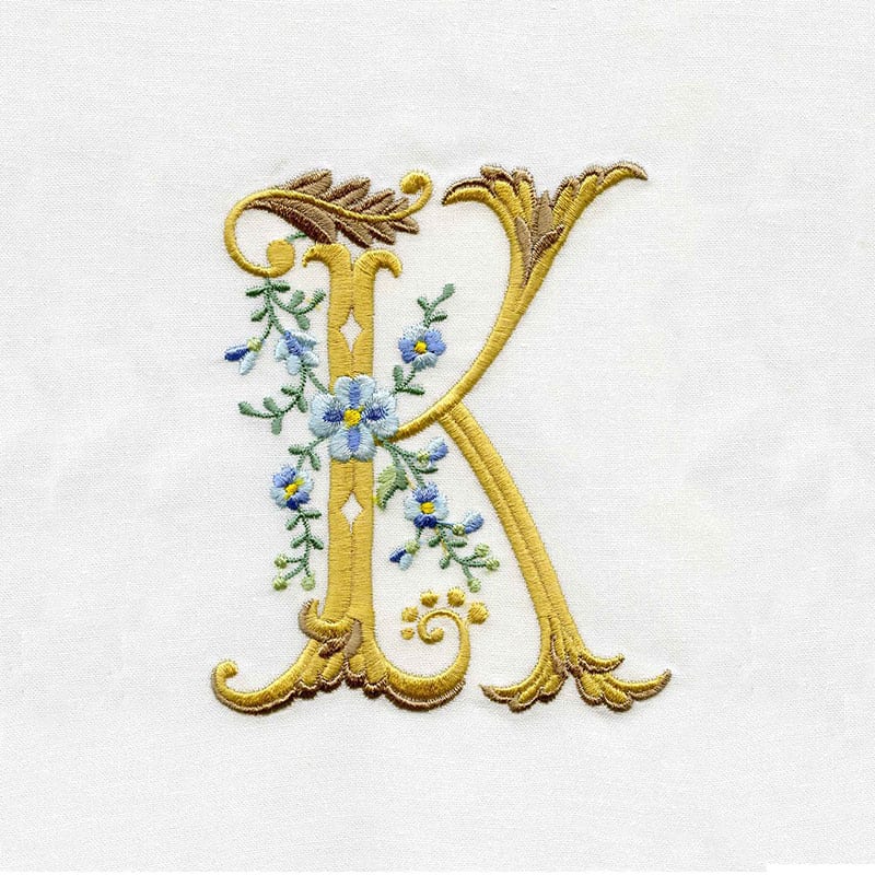 Fancy Floral Alphabet