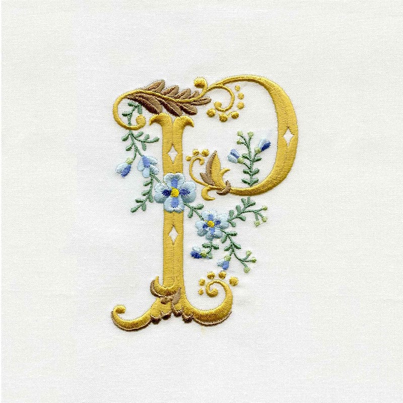 Fancy Floral Alphabet