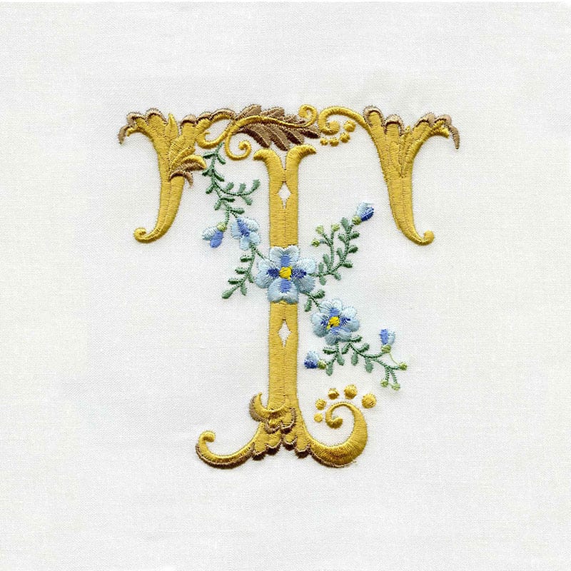 Fancy Floral Alphabet
