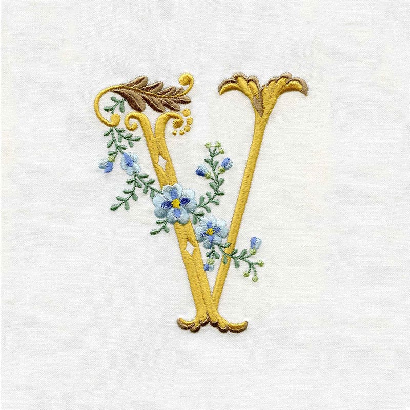 Fancy Floral Alphabet