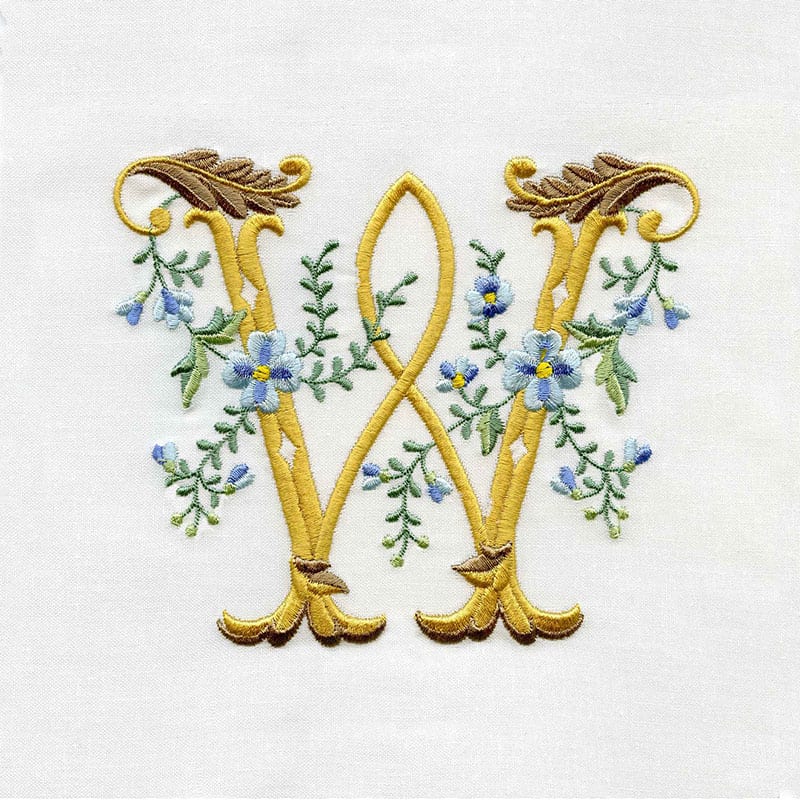 Fancy Floral Alphabet