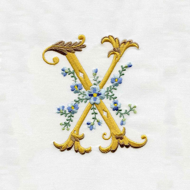 Fancy Floral Alphabet