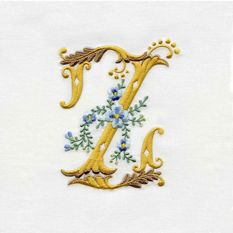 Fancy Floral Alphabet