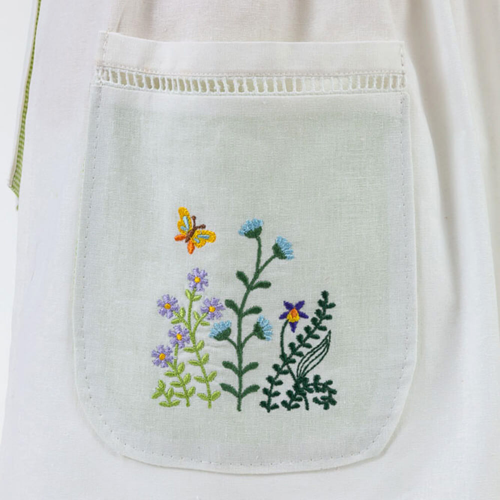 Wildflower Apron Kit - White - Image 5