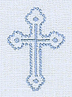 Cutwork Bow, Rose & Cross