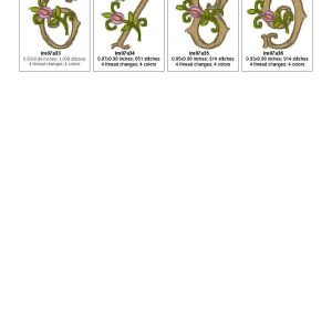 Rosebud Alphabet