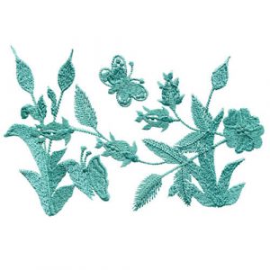Embroidered Wool Challis Dress 1 & 2
