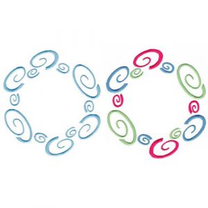 Spiral Wreath Frames