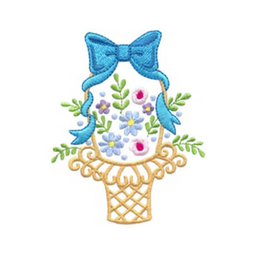 Flower Basket and Candy Canes