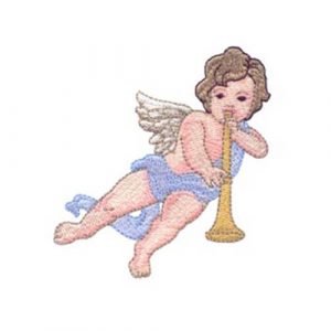 Angel 2 Playing Trumpet and Whispers of Love