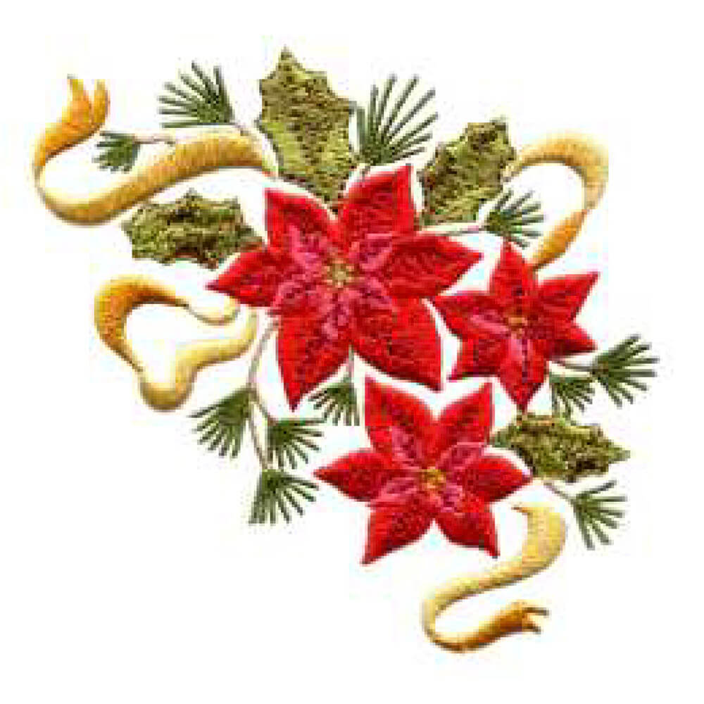 2012 Snowflakes and Poinsettia Arrangement