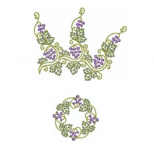 Grape Branch & Grape Wreath