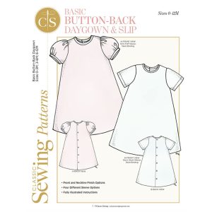 Basic Button-Back Daygown & Slip – Digital Pattern