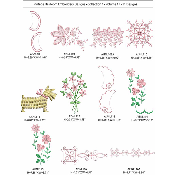 Vintage Heirloom Embroidery