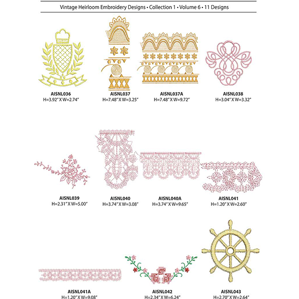 Vintage Heirloom Embroidery