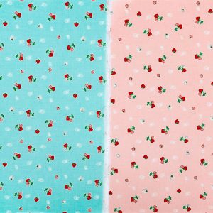 Alternative view of Strawberry Buttons & Bows Bishop & Doll Dress Kit