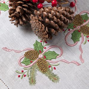 Evergreen Collection holiday machine embroidery Kathy Drew