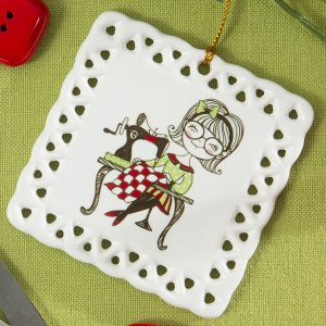 sewing ornament
