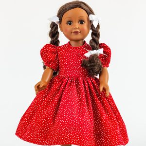 Dotty dress The Doll Club with Connie Palmer