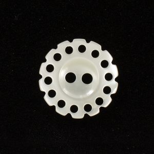 5/8" Eyelet Edge Trim – 2-Hole Heirloom Buttons (Set of 4)
