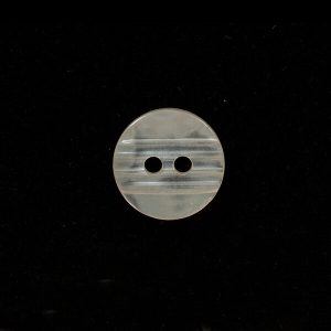 7/16" Flat Rib – 2-Hole Heirloom Buttons (Set of 6)