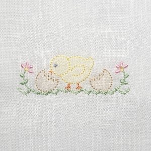 Baby Chicks with Egg Shells and Floral