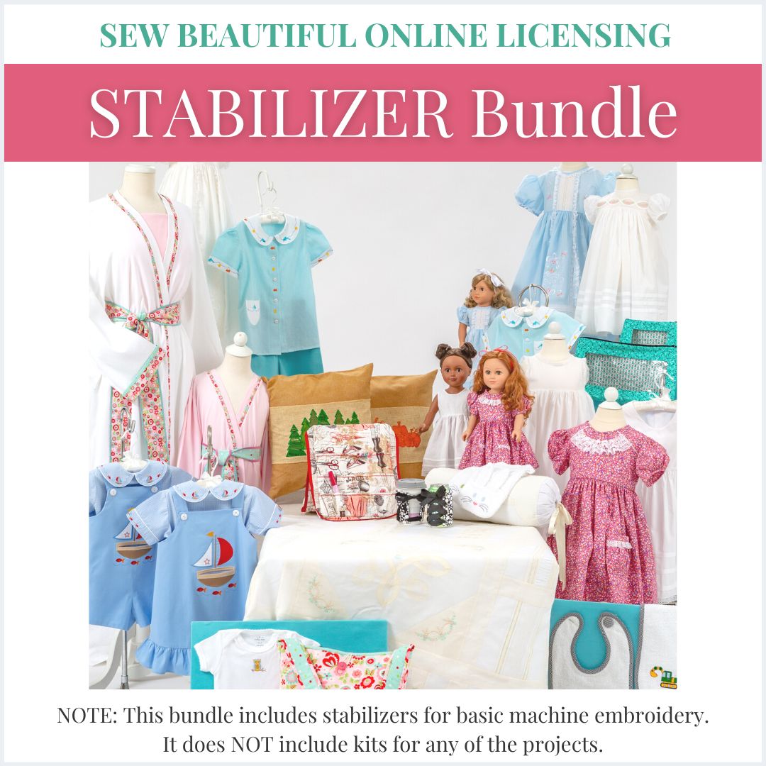Sew Beautiful Licensing Stabilizer Bundle