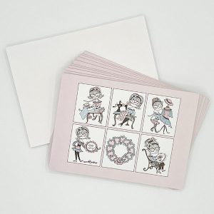 Sewing Girl Note Cards