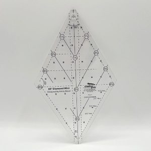 Creative Grids Non-Slip 60 Degree Diamond Mini Ruler