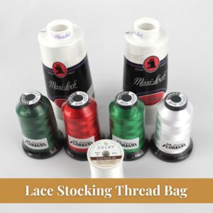Lace Stocking Thread Bag