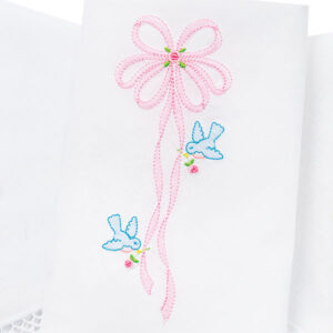 Bluebirds with Bow